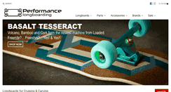 Desktop Screenshot of performancelongboarding.com